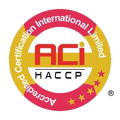 HACCP 危害分析和关键控制点证书徽章